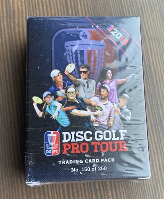 2019 DGPT disc golf Factory-Sealed Trading Card Set 150/250.  Heimburg RC
