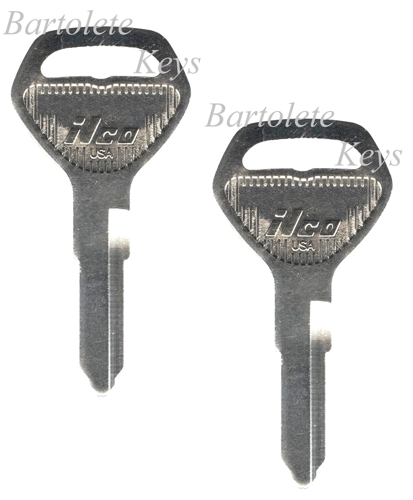 2 Replacement Key Blank Fits 1979 1980 1981 Kawasaki Ninja