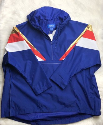 adidas originals pullover windbreaker jacket