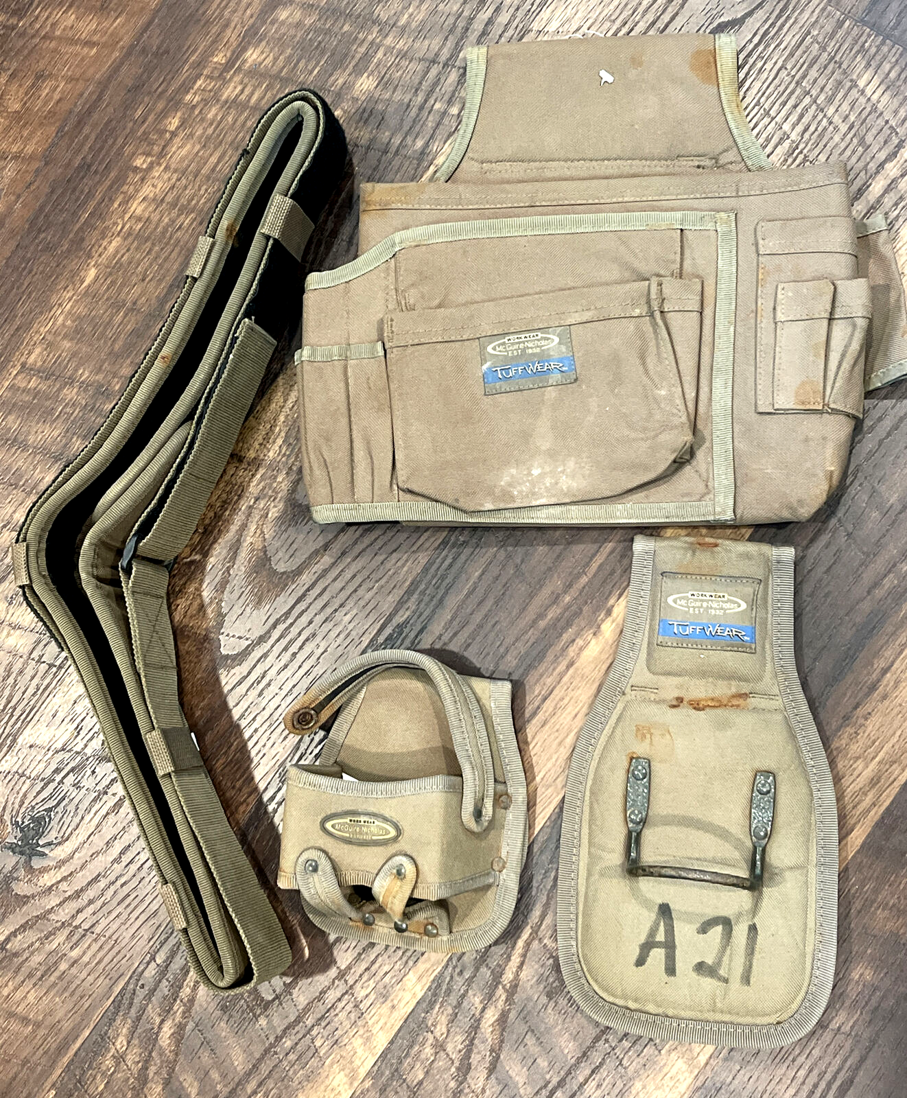 Mcguire Nicholas Tool Belt, Monster nail tool bag, Hammer & 