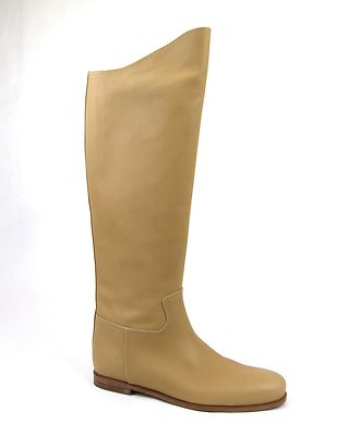 Pre-owned Bottega Veneta $1280 Authentic  Leather Tall Boots, Tan, 297865 2841 In Brown