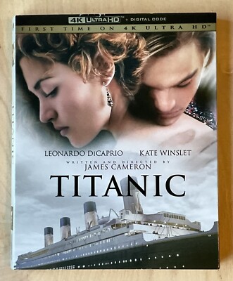 Titanic 4K SLIPCOVER ONLY! - NO DISC! - NO MOVIE! - FREE SHIPPING!