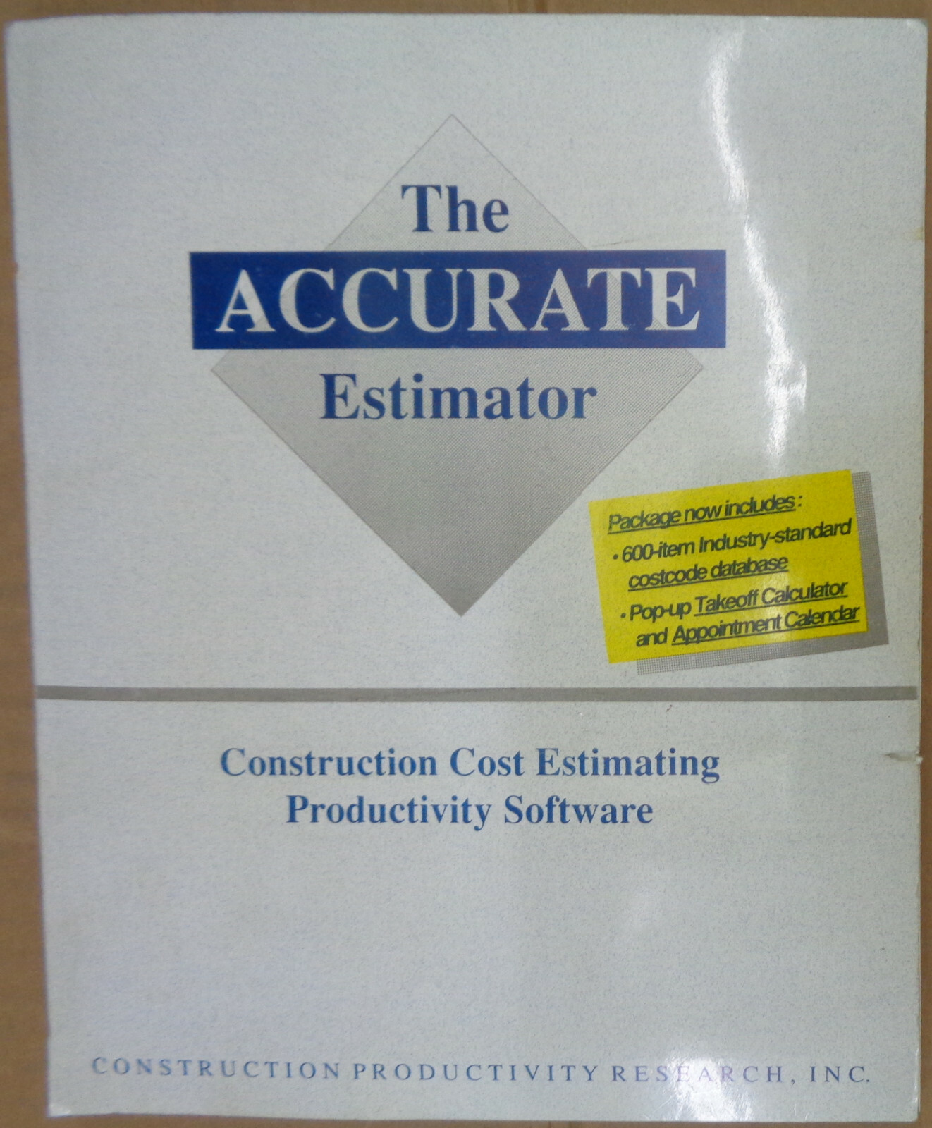 The Accurate Estimator construction cost estima...