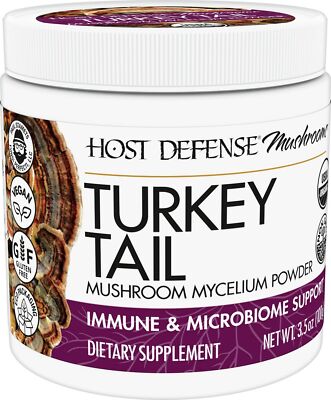Fungi Perfecti/Host Defense Turkey Tail 100 г (3,5 унции) порошка