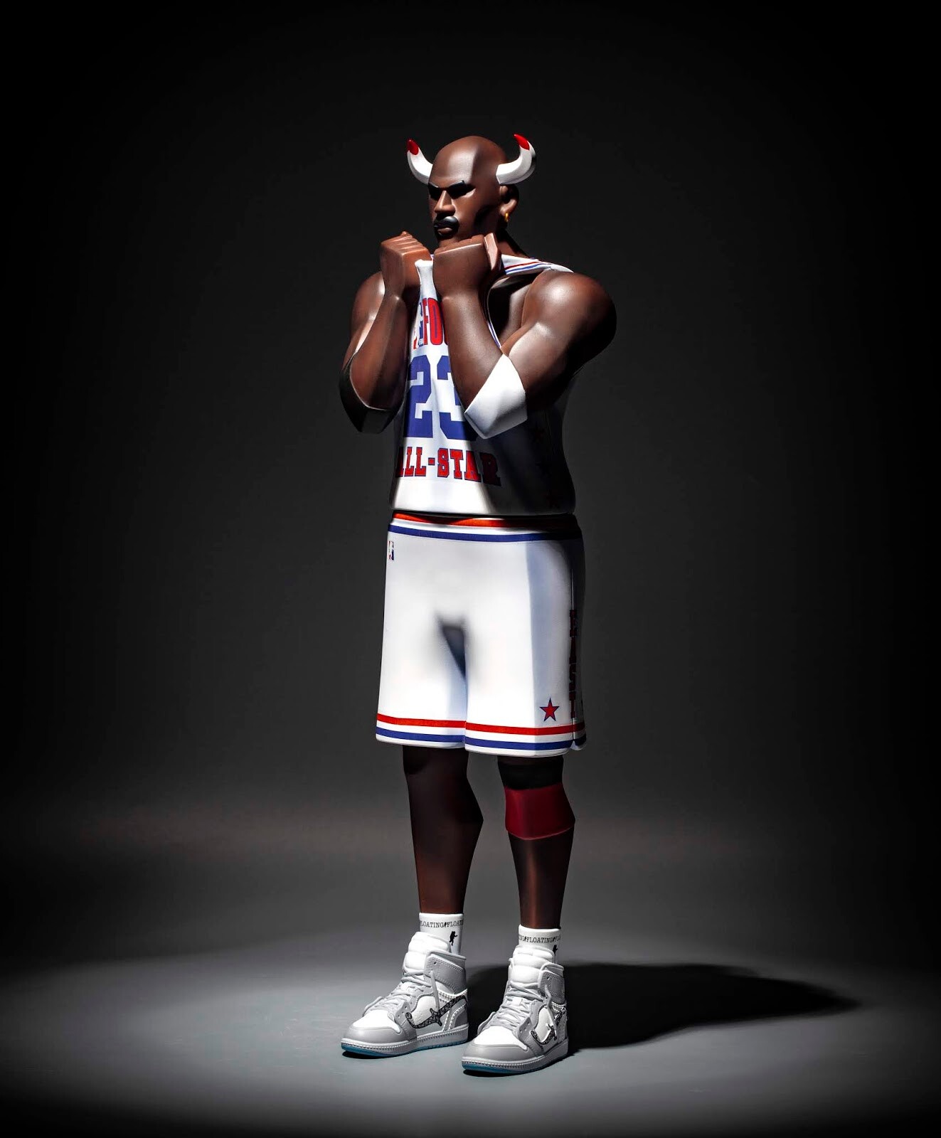 In-Stock】Fools Paradise NBA Michael Jordan XL 23 Two Three In-Stock】Fools Paradise NBA Michael Jordan XL 23 Two Three