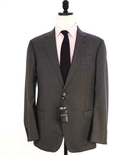 U280/ARMANI COLLEZIONI スーツ ストライプ 50 グレー ARMANI COLLEZIONI ダークグレー ストライプ セットアップ