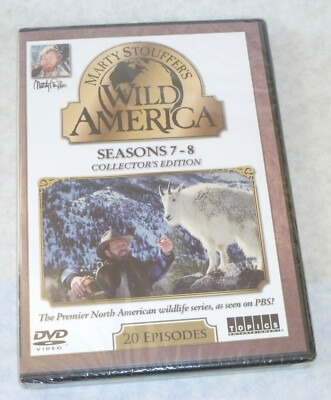 Marty Stouffer's Wild America Seasons 7 - 8 New DVD PBS Nature Show