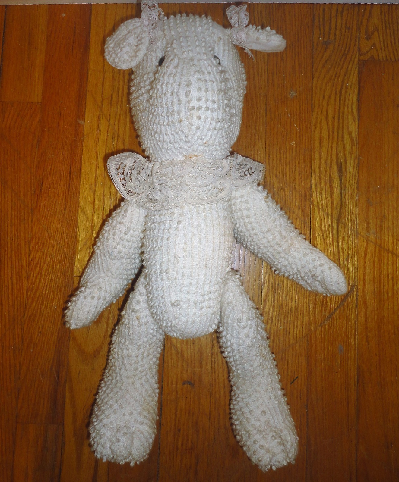 Vintage Chenille BEDSPREAD Teddy Bear 19