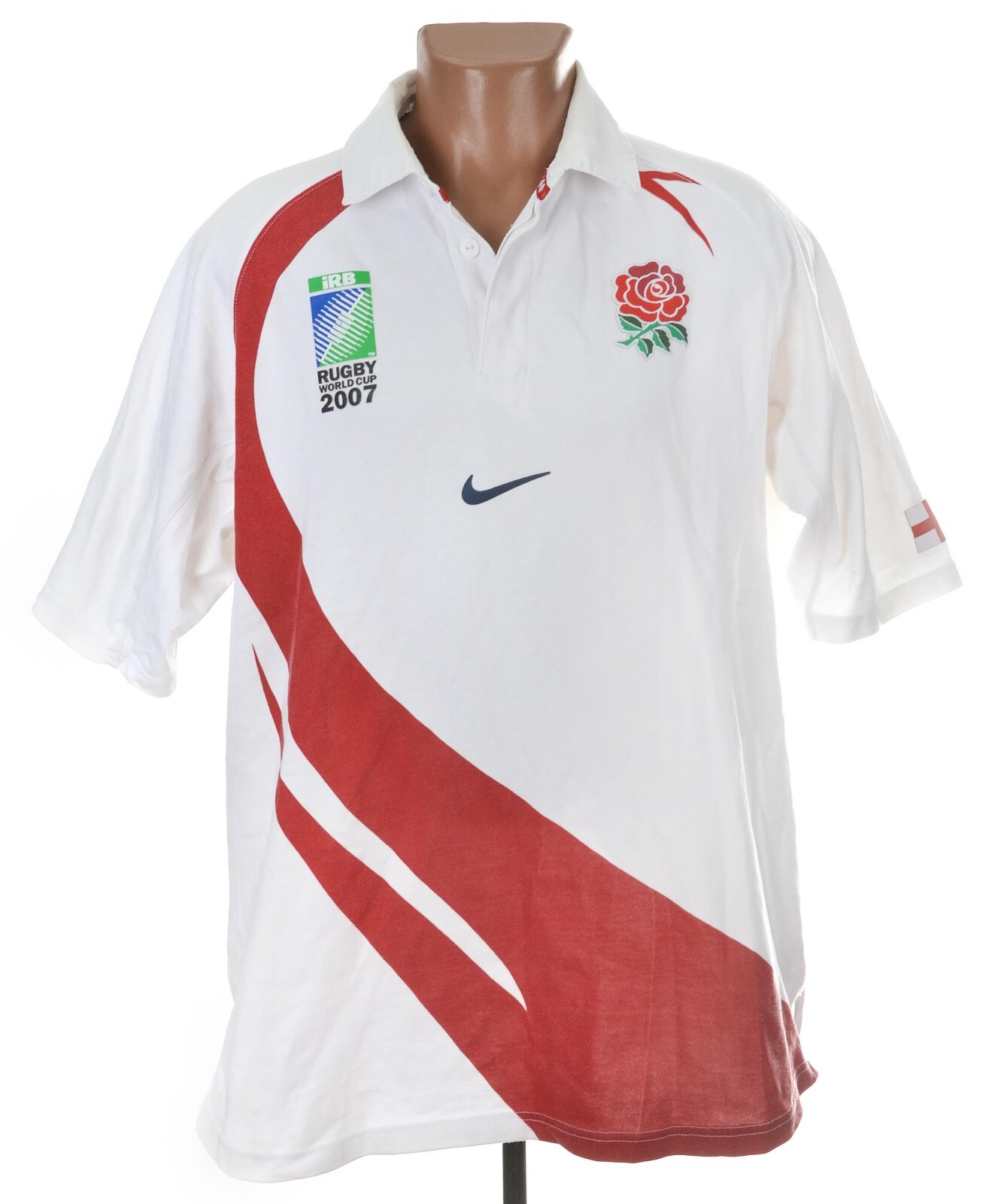 イングランド代表 Nike England ラグビー 2007年 ユニフォーム ENGLAND 2007 RUGBY JERSEY WORLD CUP SHIRT NIKE 234517-101