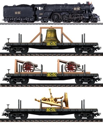 Märklin H0 39966-S Zugset AC/DC Black Ice World Tour "mfx+ / Sound" - NEU + OVP