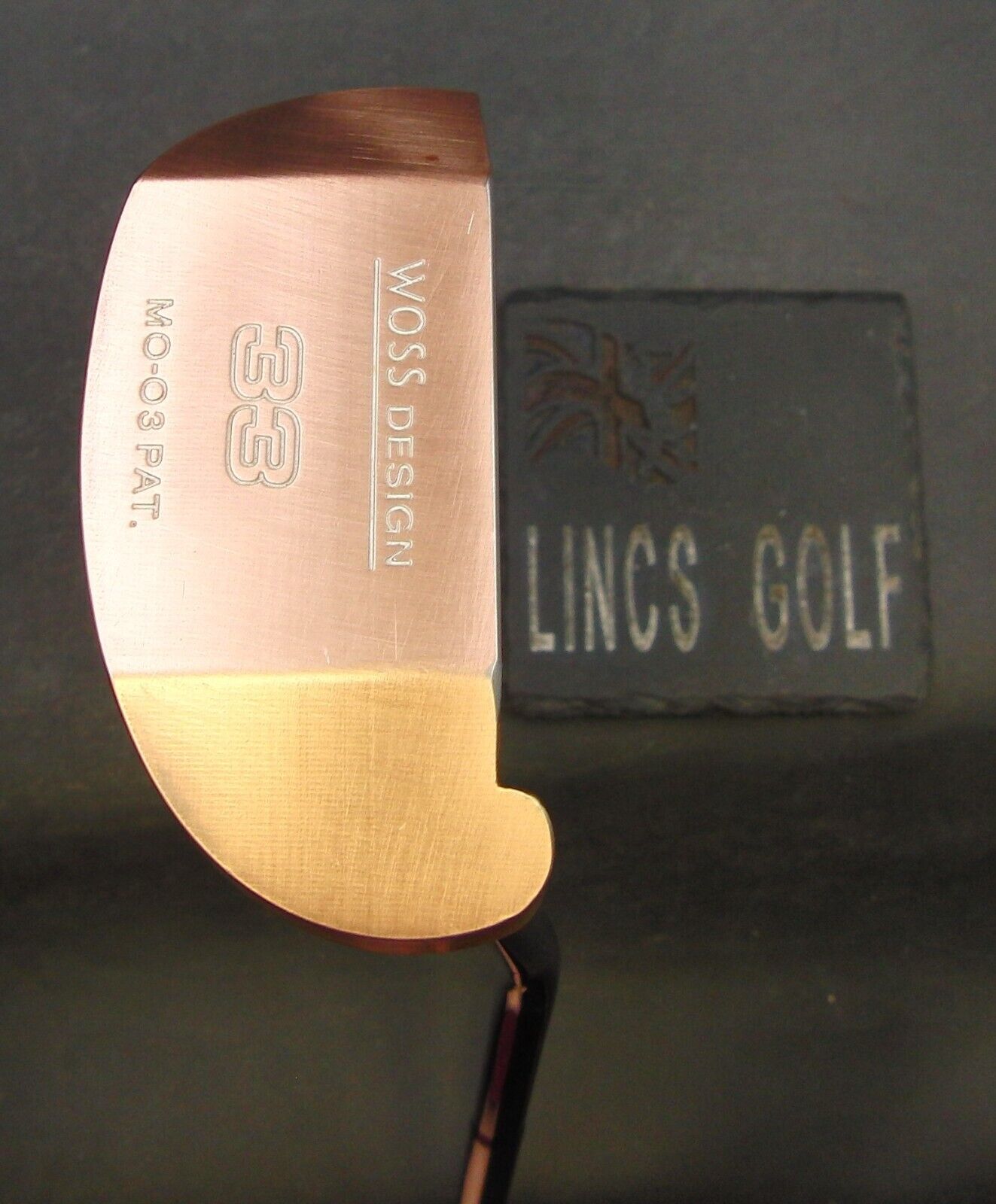 Woss Design 33 MO 03 Putter Steel Shaft 89.5cm Length Acer Grip Woss Design 33 MO 03 Putter Steel Shaft 89.5cm Length Acer Grip