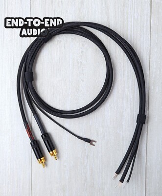 Unterminated Replacement Turntable Cable Set - Mogami Gold RCA Ground Solder