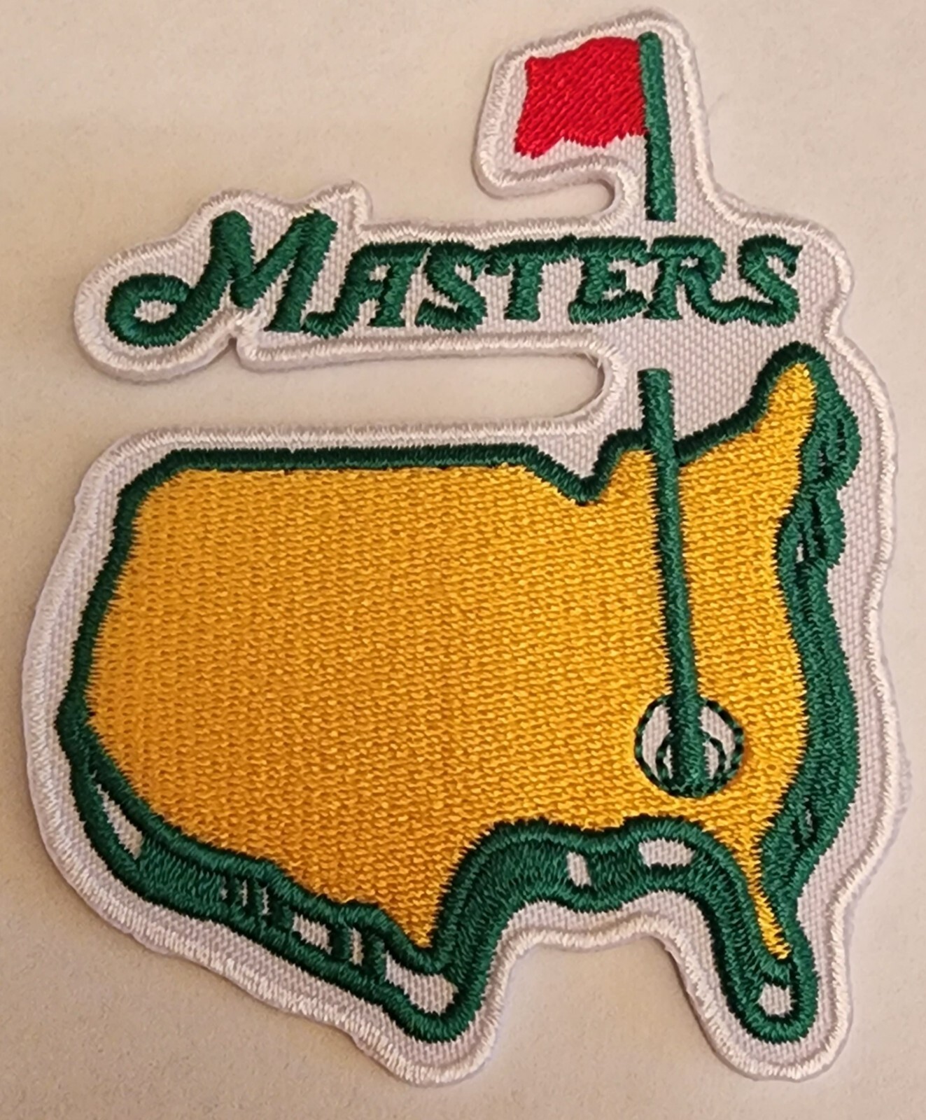 Masters PGA Golf Embroidered iron on patches  2 1/2 x 3 1/2 "