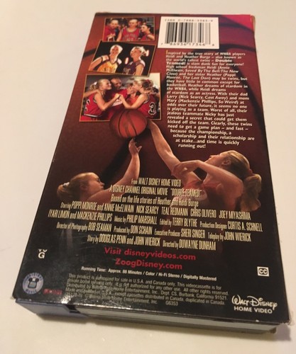 Double Teamed! rare Walt Disney Channel Original Movie VHS Poppi Monroe tested