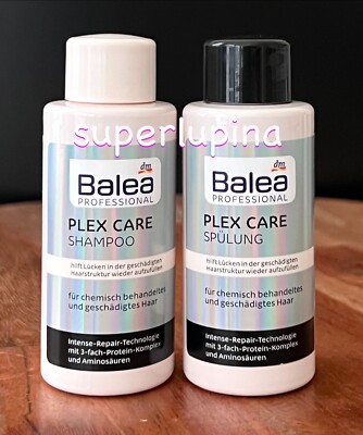 Balea by DM Plex Care Shampoo & Conditioner 2pc Set Travel Size 50 ml