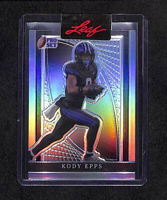 Kody Epps 2024 Leaf Pro Set Pre-Production Proof 1/1 Reflector BYU Cougars