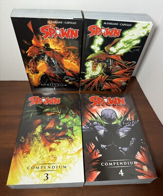 Spawn Compendiums 1-4 Image Comics Todd McFarlane Brand New - See Photos READ