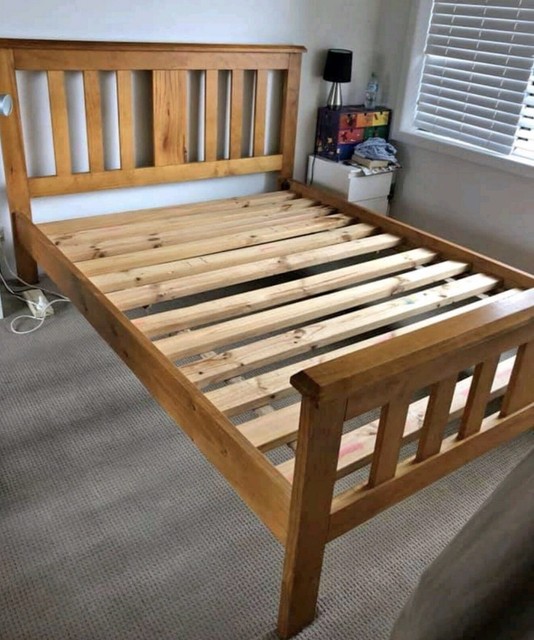 Nice timber queen bed frame Beds Gumtree Australia Hornsby Area