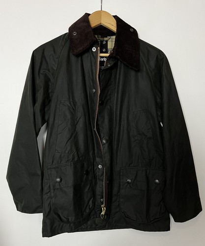 285 Barbour Bedale Waxed Cotton Jacket Size C32 SAGE GREEN $395