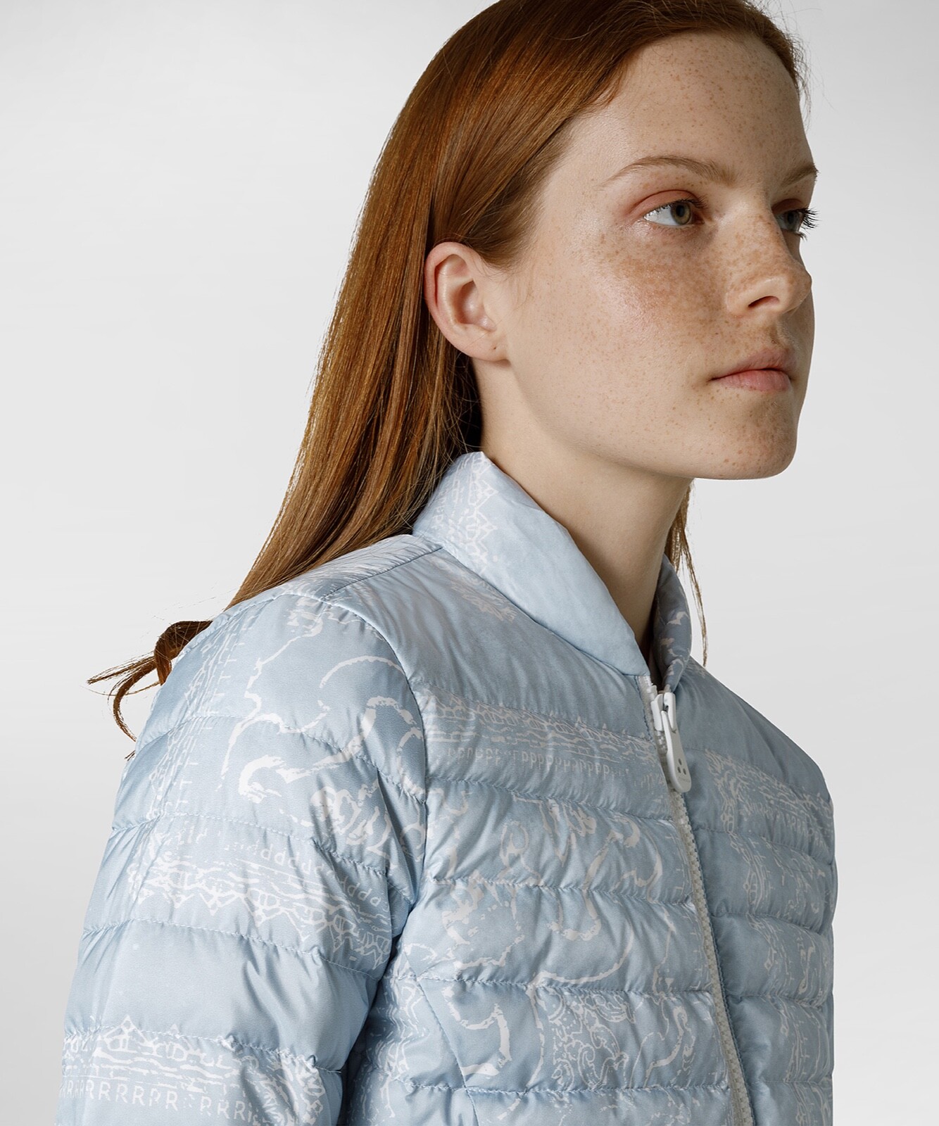 Pre-owned Peuterey Light Down Jacket Ladies In Bule/italian Fashion In Blue