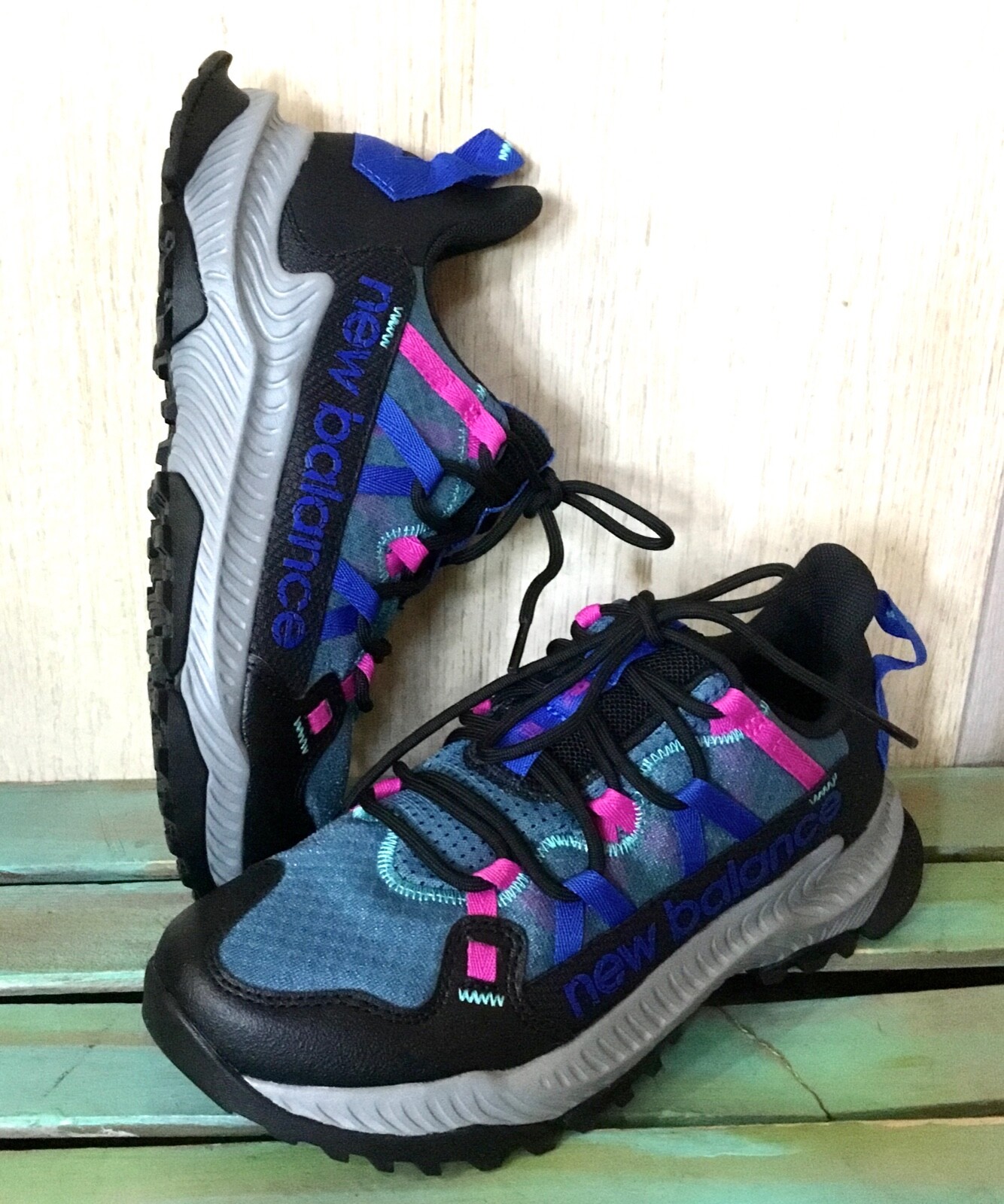 

Кроссовки Anthropologie New Balance Shando Синий Черный Легкая сетка 39/8 НОВИНКА, Gray blue black pink, Anthropologie New Balance Shando