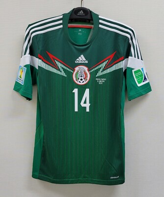 2014 MEXICO Home S/S No.14 J.HERNANDEZ 14 WorldCup Match Croatia jersey shirt