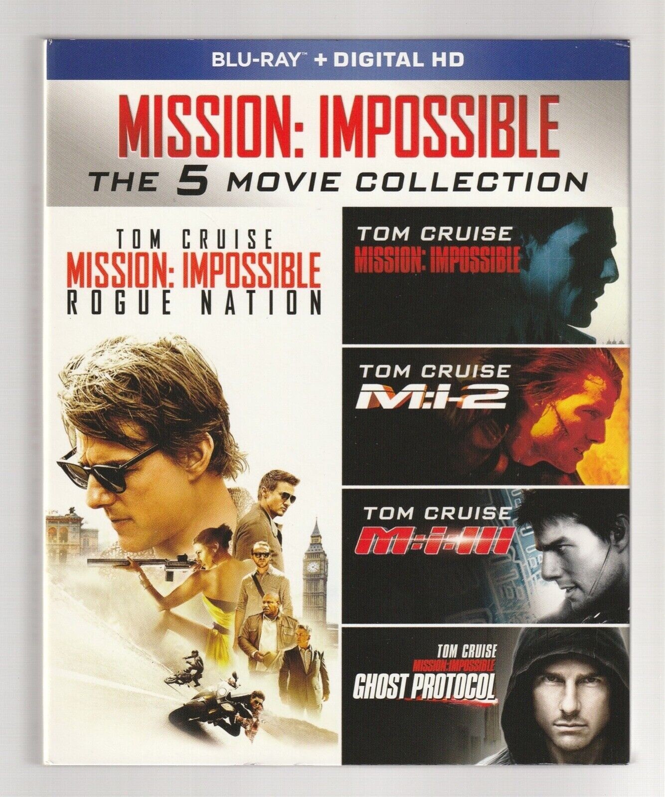 MISSION IMPOSSIBLE 5-Movie Collection 1 2 3 Ghost Protocol