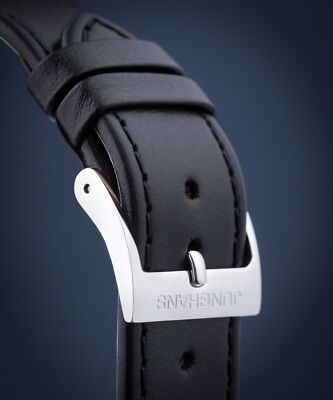 Pre-owned Junghans Max Bill Automatic 027/3500.02 Sapphire Silver Dial Men's Watch