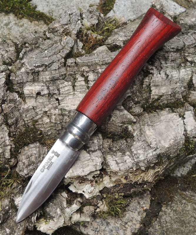 Opinel Austern Messer  KÃ¼Chenmesser No.9 12c27 Stahl Bubingaholzgriff Virobloc 