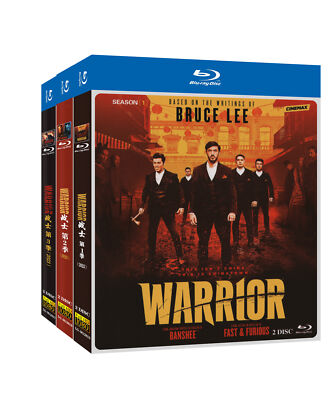 Warrior Season 1-3 (2023)-Brand New Boxed Blu-ray HD TV series 6 Disc