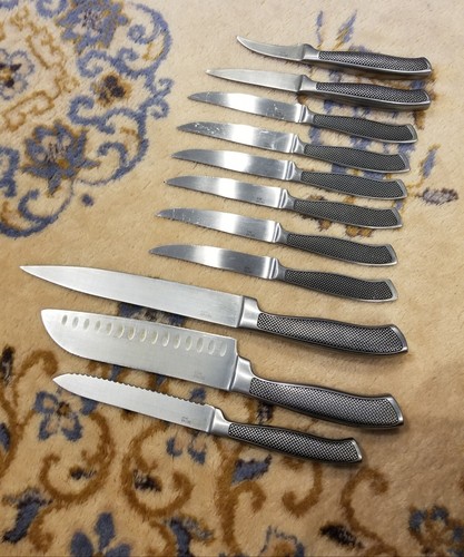 Cuisinart 11-Piece Graphix Collection Stainless Silver Tone Knife Set C77SS-15