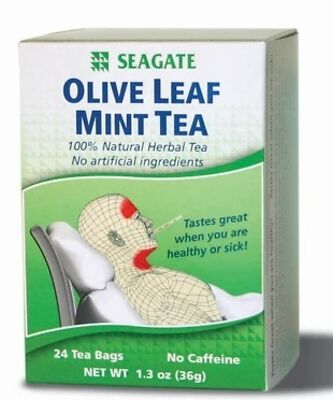 Чай Seagate Vitamins с листьями оливы и мятой, 24 пакетика