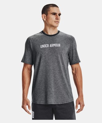 

Under Armour Recover SS Training Футболка мужская серая спортивная спортивная футболка, Серый, Under Armour Recover SS Training T-Shirt
