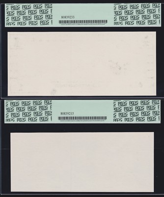 BEP Intaglio 1896 $1 Silver Cert Obverse & Reverse Pair PCGS 68 PPQ Sup Gem CU