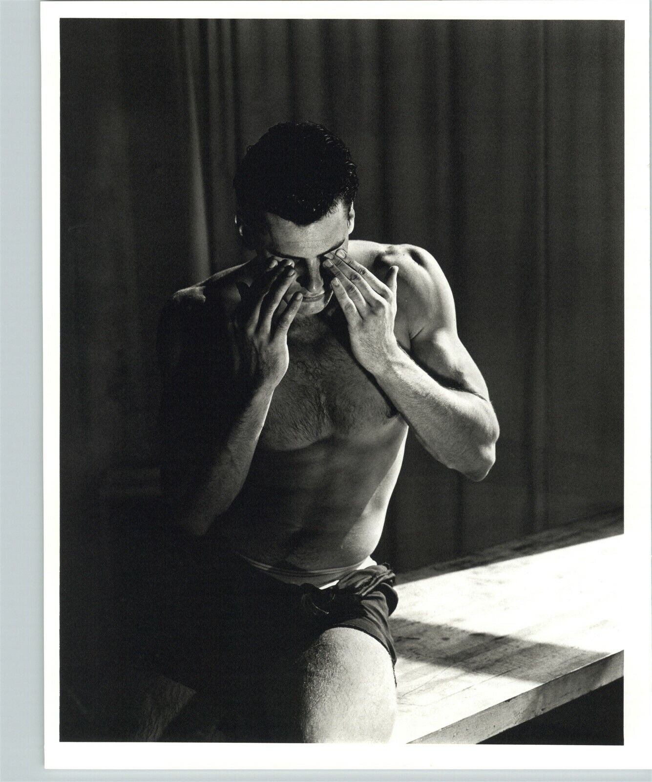 1986 1988 Original Bruce Weber Muscular Male Bare Chest Sun 1986 1988 Original Bruce Weber Muscular Male Bare Chest Sun