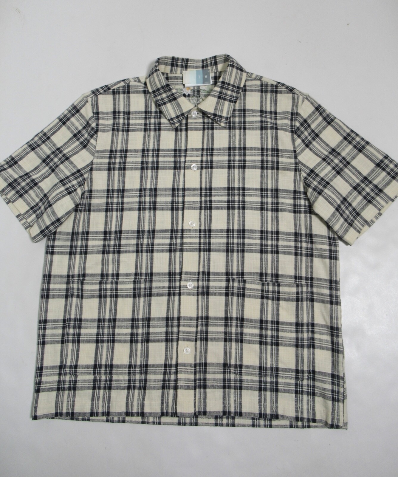 Kith Men's Boxy Collared Overshirt Nocturnal KHM031159-413 Kith Men's Boxy Collared Overshirt Nocturnal KHM031159-413
