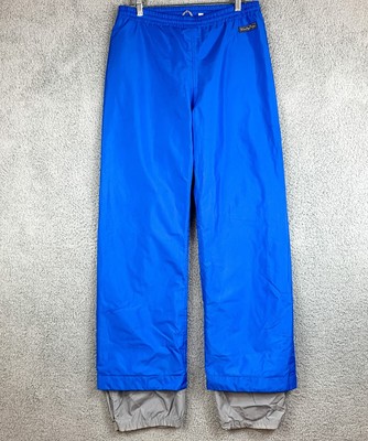 Windy Pass North Face Snow Pants Mens Small Vintage Blue Lined Ski Outdoors