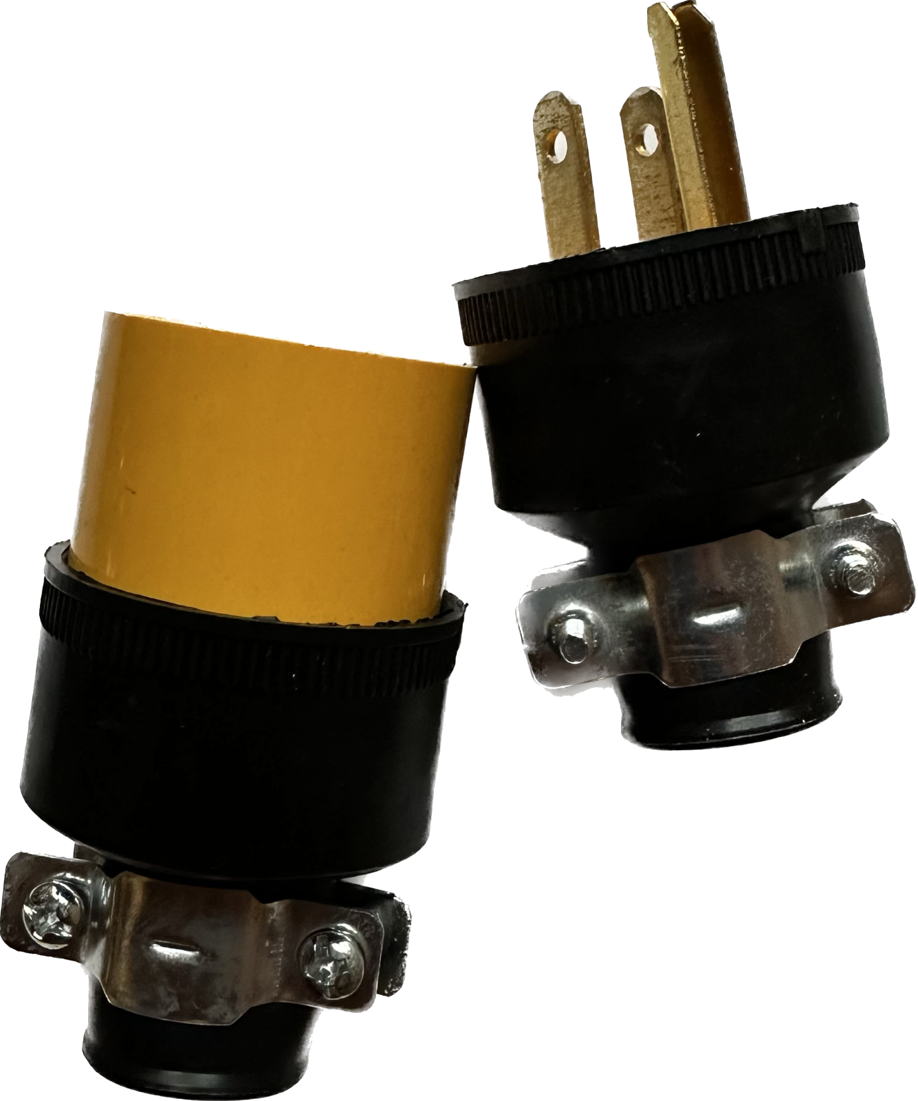 Lots Male&Female Extension Cord Replacement Electrical End Plugs 15AMP 125V