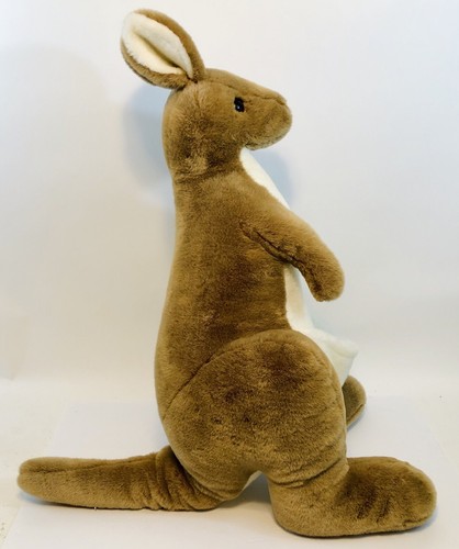 RARE Life Size Kangaroo with Pouch 42” Long Made In Australia By Windmill Toys
