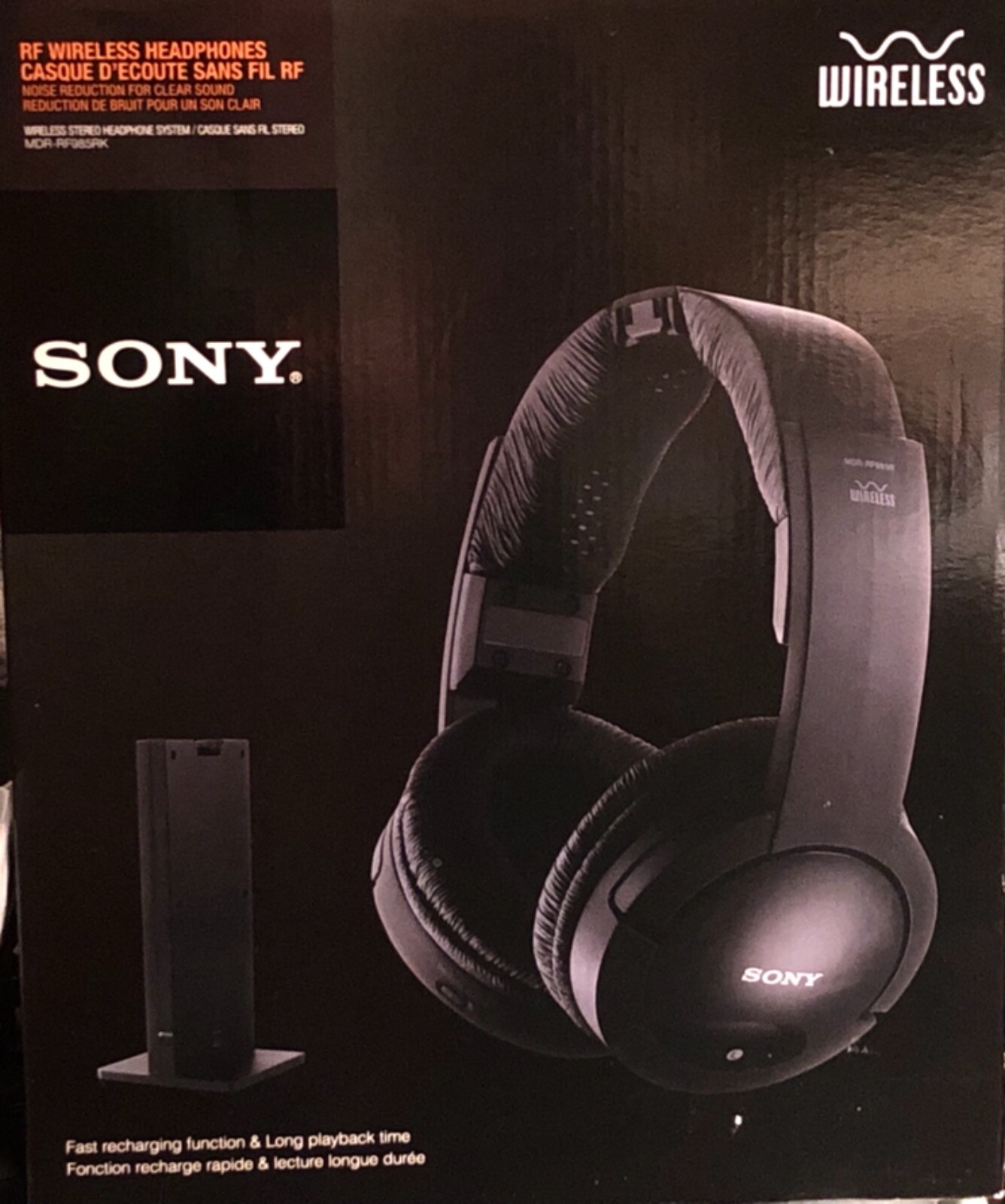 Купить Sony Wireless Headphones MDRRF985RK Stereo Headphone System  Transmission (Наушники) заказать с доставкой лот № 224370708464