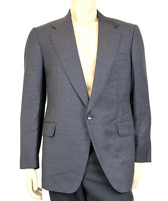 Pre-owned Gucci Authentic  Wool/cashmere Jacket Blazer Eu 54 R/us 44 R, 120907 In Black