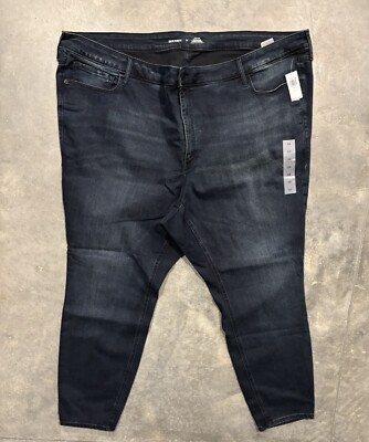 Old Navy Rockstar Super Skinny Womens Jeans Size 28 Dark Wash High Rise NWT