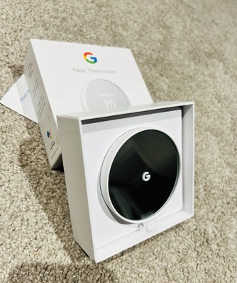 Google Nest Smart Thermostat, Snow - GA01334-US