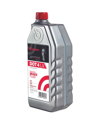One Liter Brake Fluid DOT4 LV Brake Fluid 1000ML LOW Viscosity 1L Fluid BREMBO