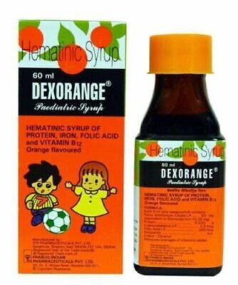 Dexorange Paediatric Syrup Orange (60ml) for Children