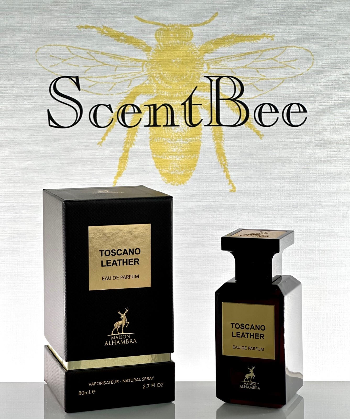 香水(男性用) Toscano Leather Maison Alhambra 80ml Toscano Leather by Maison Alhambra 80 ml 2.7 oz NEW SEALED