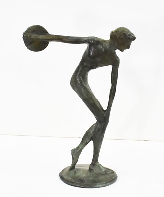 Discus Thrower Athlete Bronze figurine sculpture - Olympic Games - Discobolus
