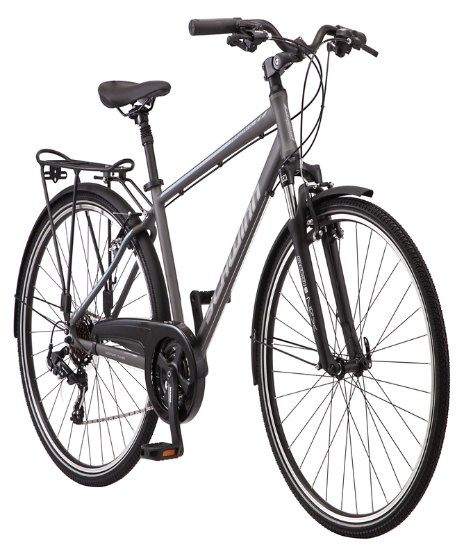 Men's Schwinn Network 6C Hybrid Bike, 21 Speeds, Large 19.5 Inch, 700C Wheels, G