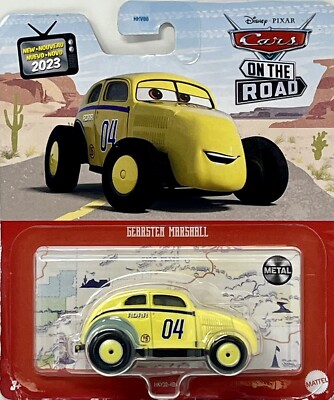 Disney Pixar Cars Gearsten Marshall Metal On The Road *Minor Package Damage*