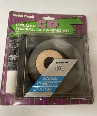Radio Shack CD Deluxe Radial Cleaning Kit Cat. No. 42-226